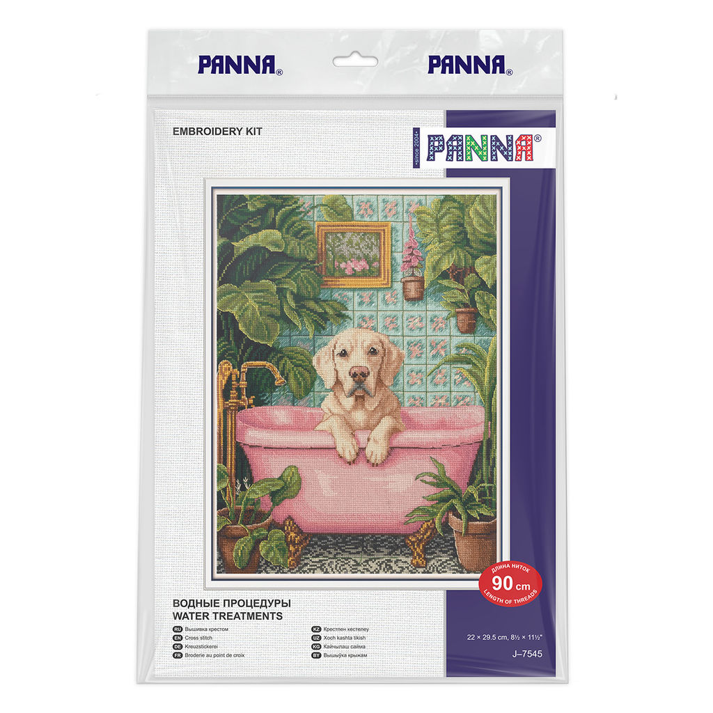 Набор для вышивания PANNA J-7545 Водные процедуры 22 х 29.5 см