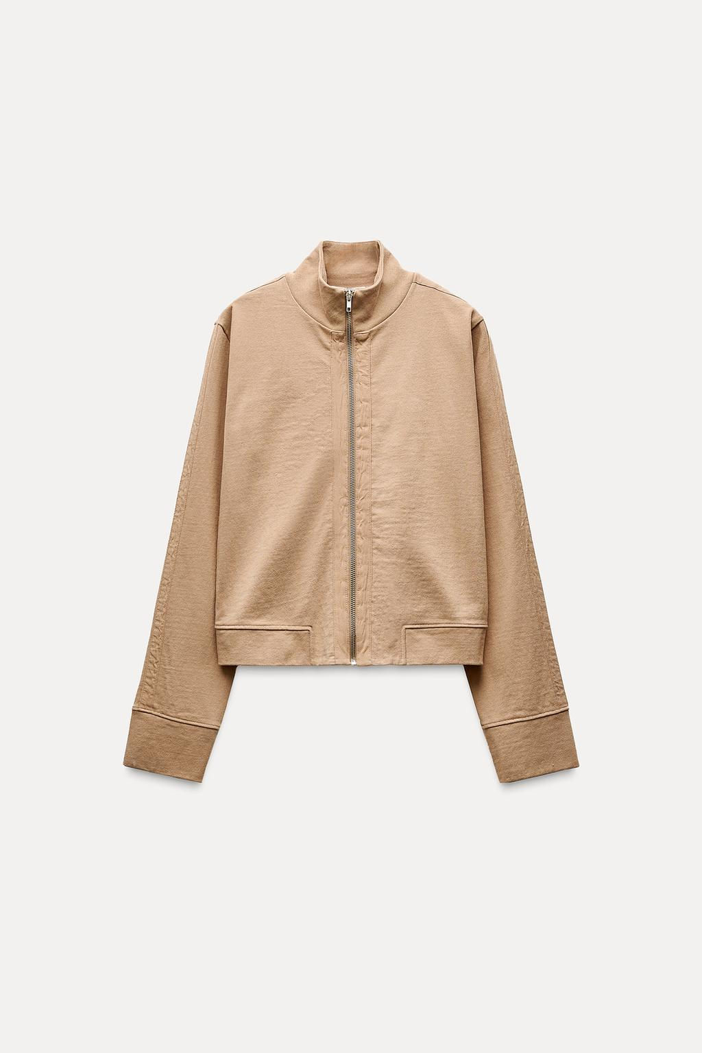 WASHED PLUSH JACKET - Zara фото 5