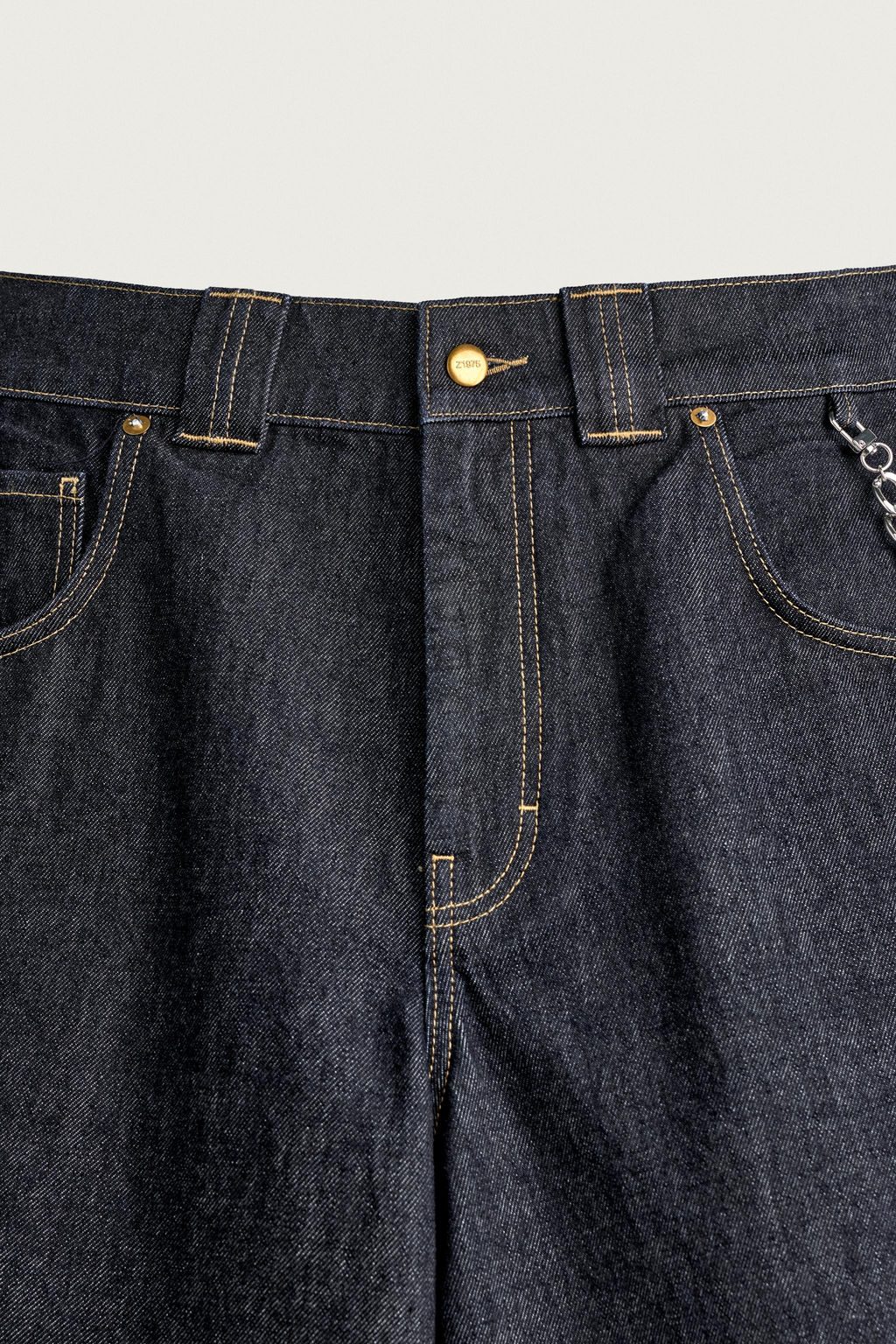JORTS DENIM RELAXED FIT CADENA / Azul - Zara фото 4