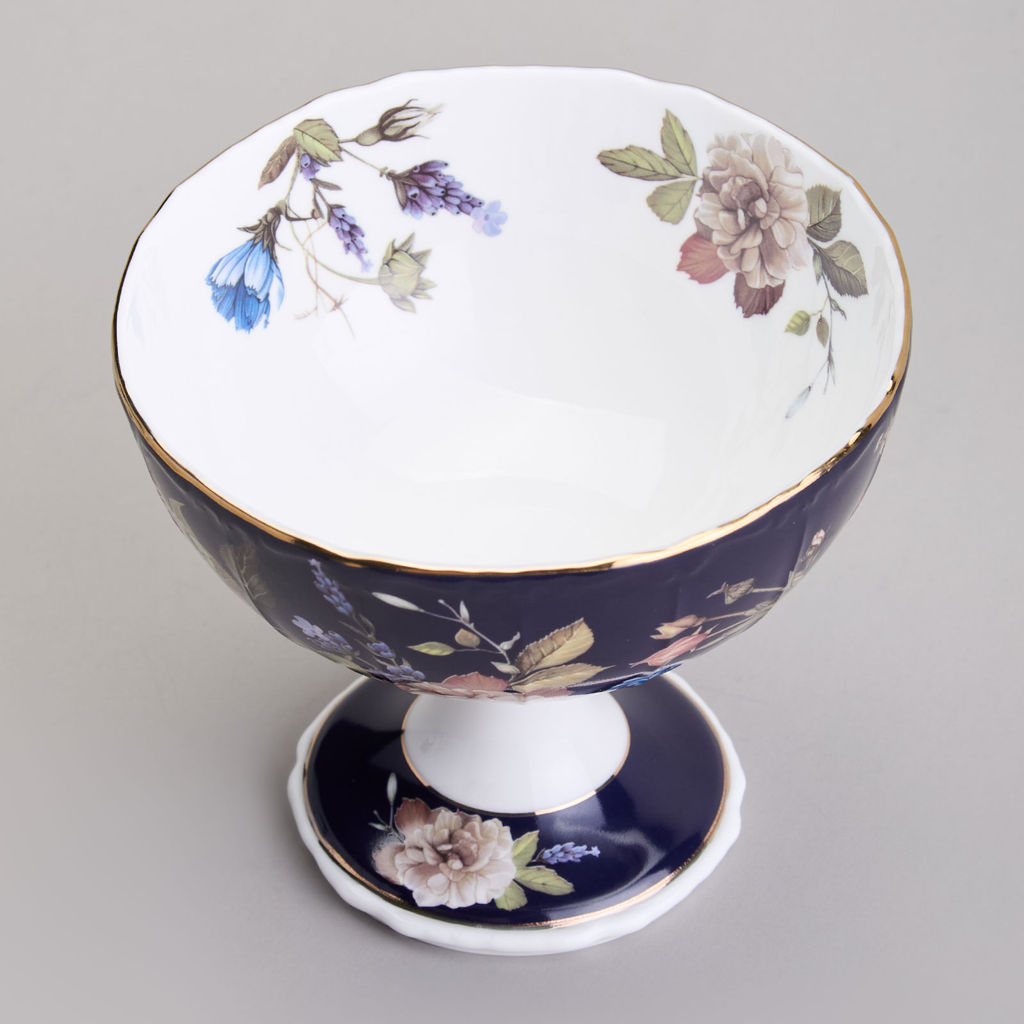 ВАЗА НА НОЖКЕ LEFARD КОБАЛЬТ 13*11 СМ  фото 3