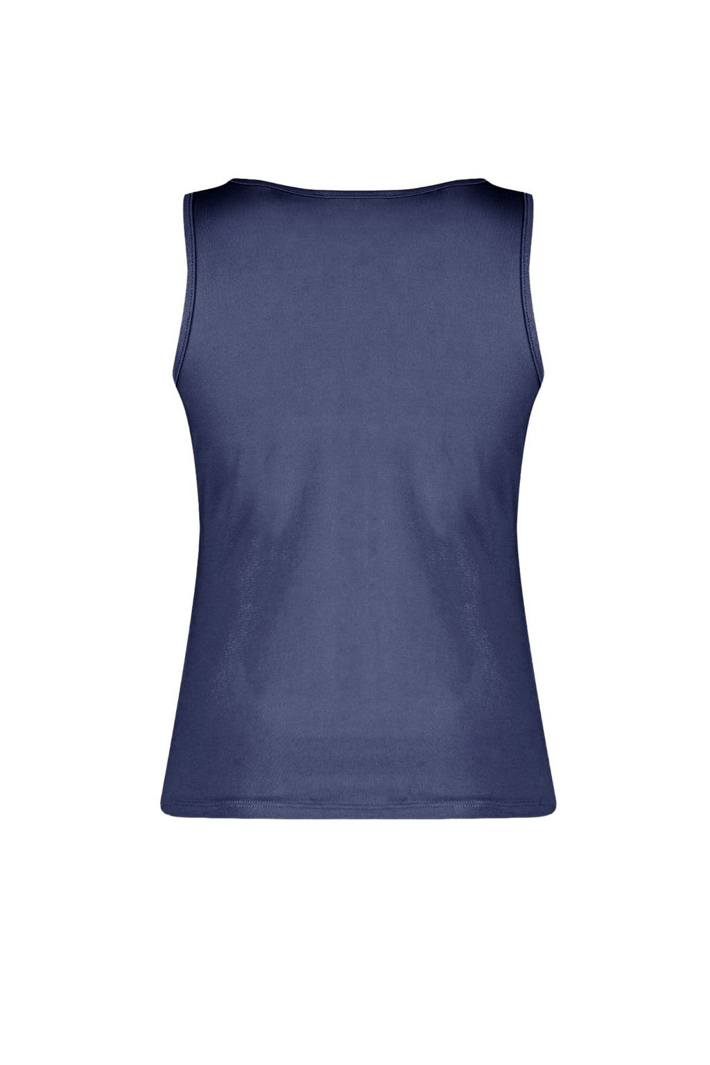 Lacivert Kare Yaka Fitted/Vucuda Oturan Esnek Orme Atlet TWOSS23AL00037