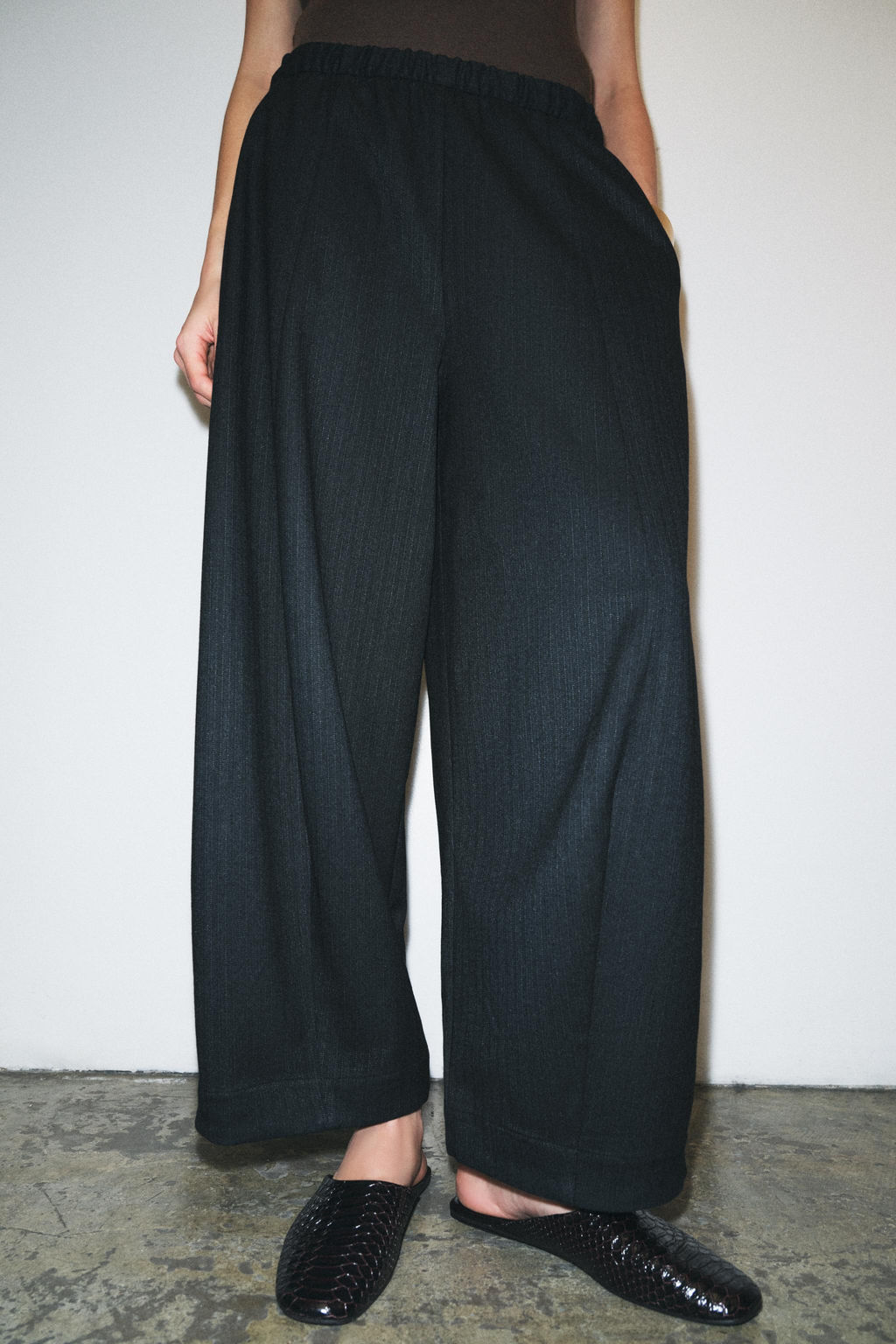 ZW COLLECTION WIDE-LEG TROUSERS - Zara фото 10