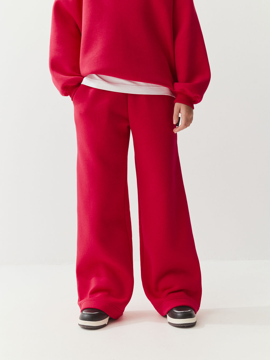 Брюки палаццо Малина утепленные 7+ - Bungly фото 5