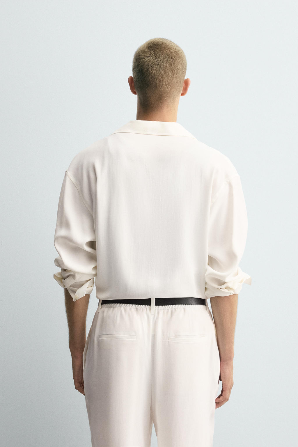 RELAXED FIT FLOWING SHIRT - Zara фото 3