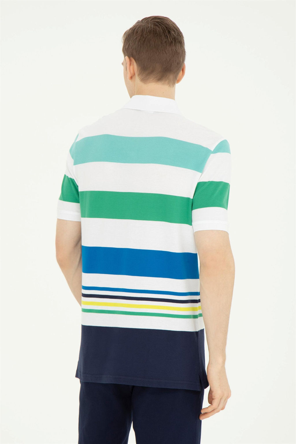 Мужская темно-синяя футболка - U.s. polo assn фото 5