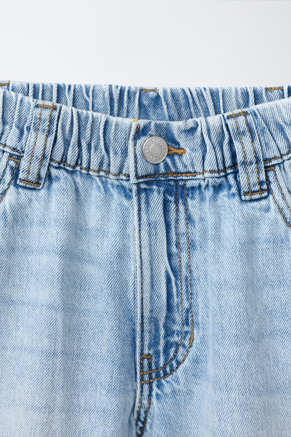 BERMUDA BAGGY DENIM / Azul - Zara фото 3