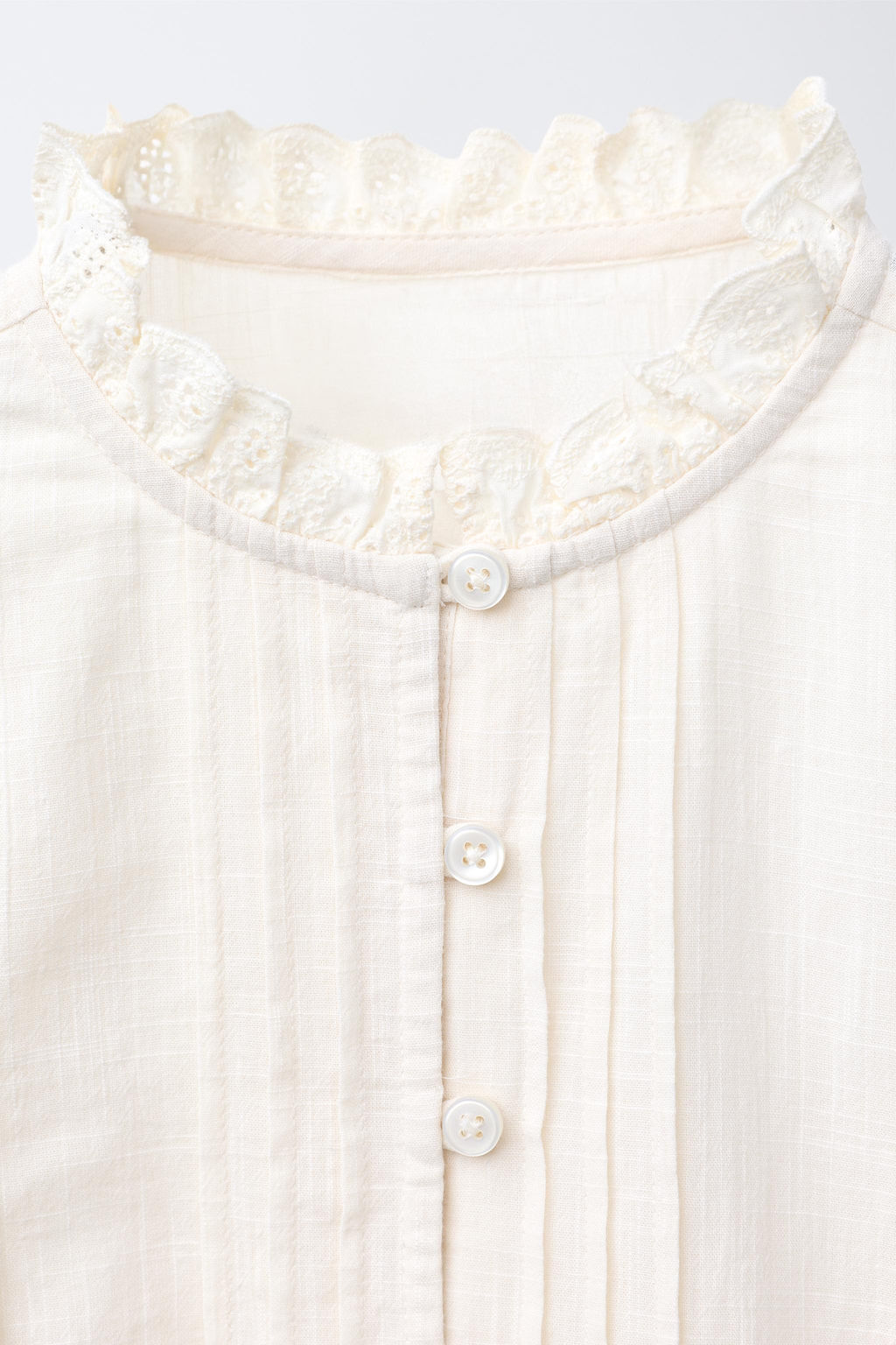 LACE ROMANTIC SHIRT - Zara фото 3