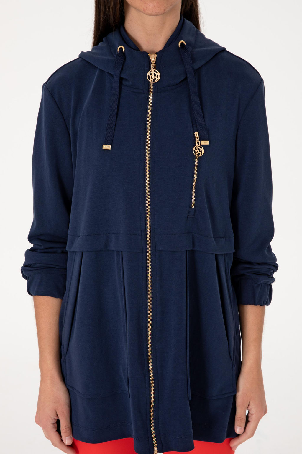 Kad_n Lacivert Sweatshirt Sepette S_rpriz _ndirim - U.s. polo assn фото 13