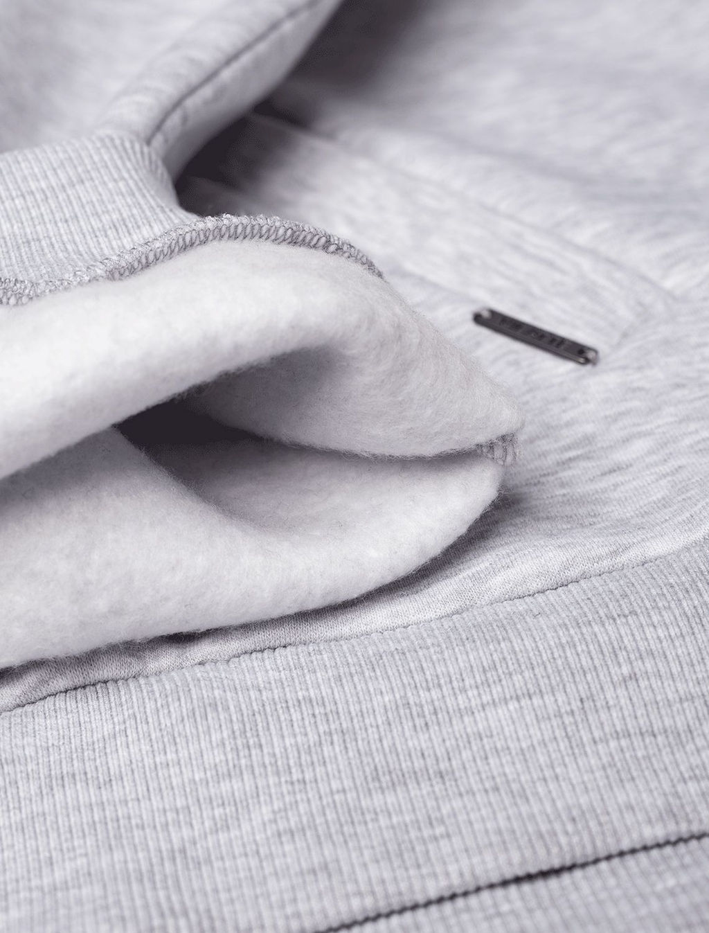 Худи на молнии из премиального футера трехнитки с начесом