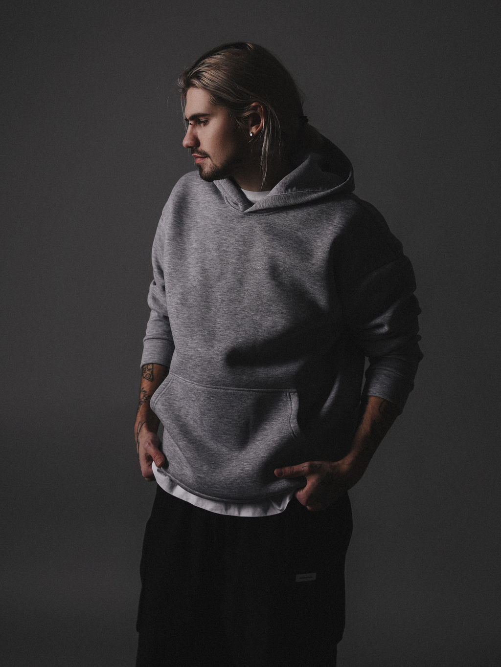 Толстовка, Худи К201-ИЗИ Меланж