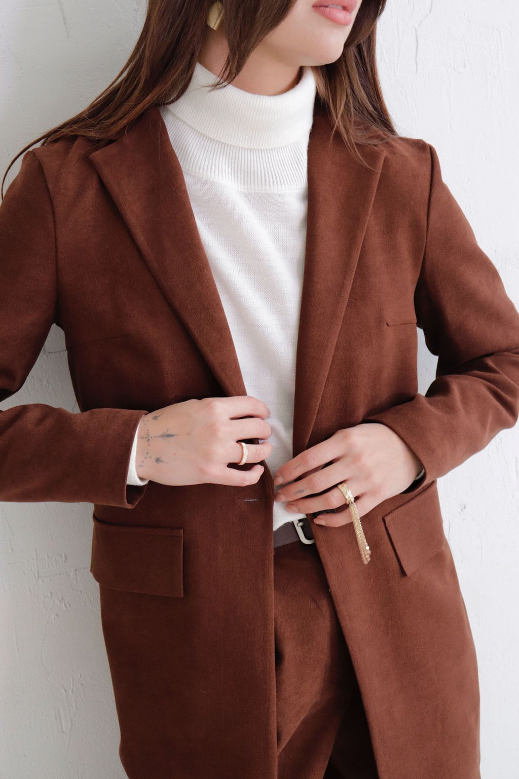 10931 Костюм брючный шоколадный - Martichelli фото 4