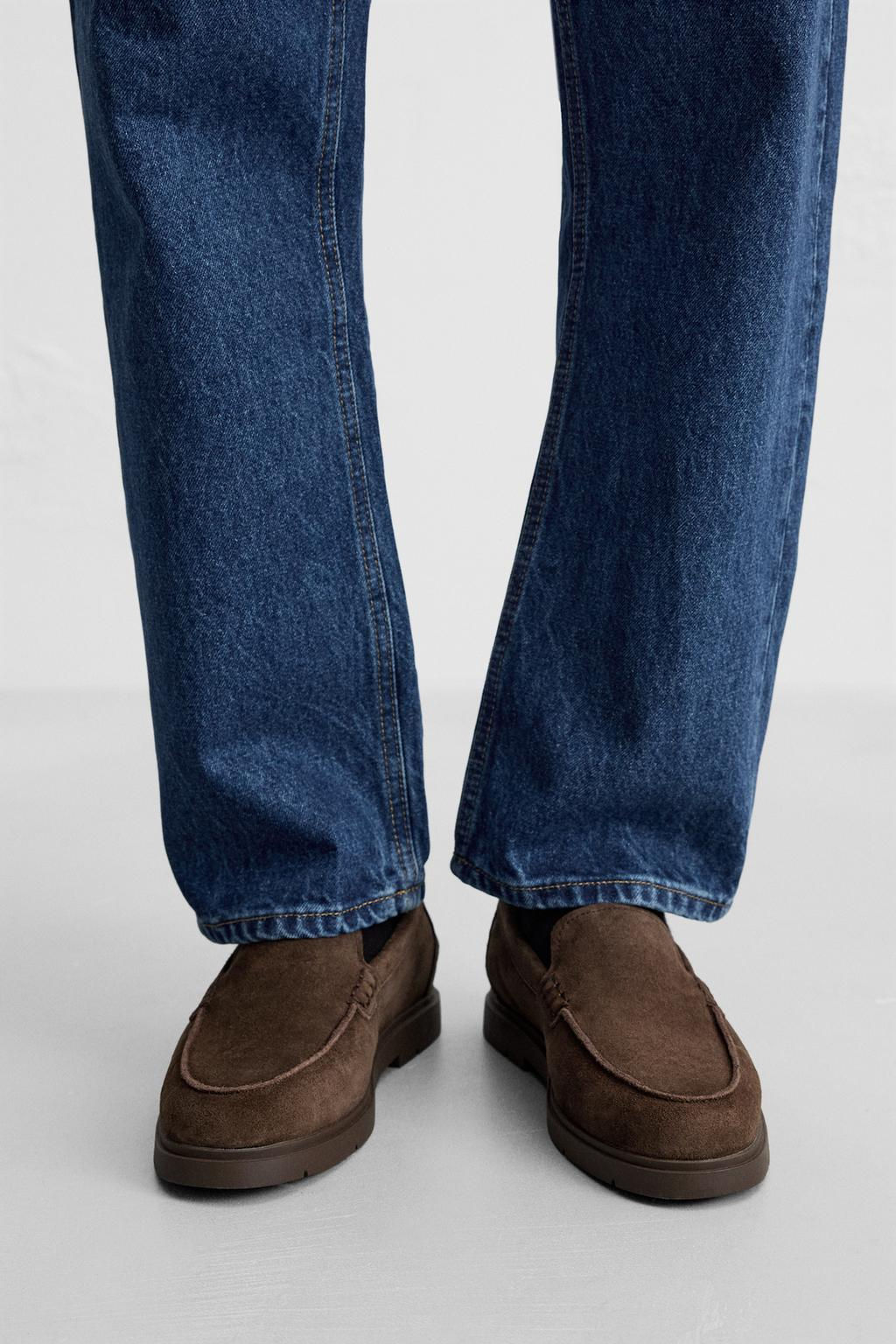 CASUAL LEATHER LOAFERS - Zara фото 2