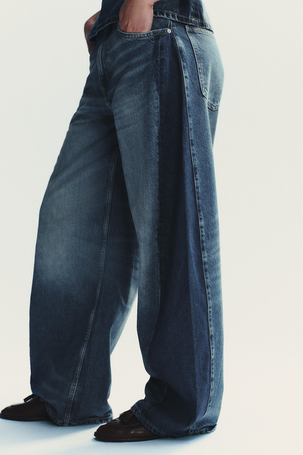 HIGH-WAIST OVERSIZE BALLOON JEANS - Zara фото 4