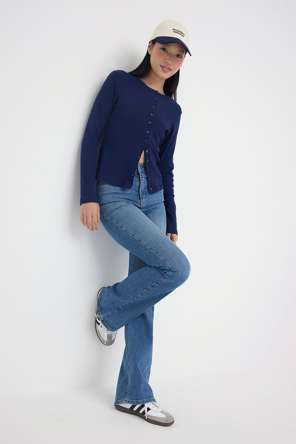 Mavi Yuksek Bel Ispanyol Paca Flare Jeans TWOAW26JE00095 - Trendyolmilla фото 2