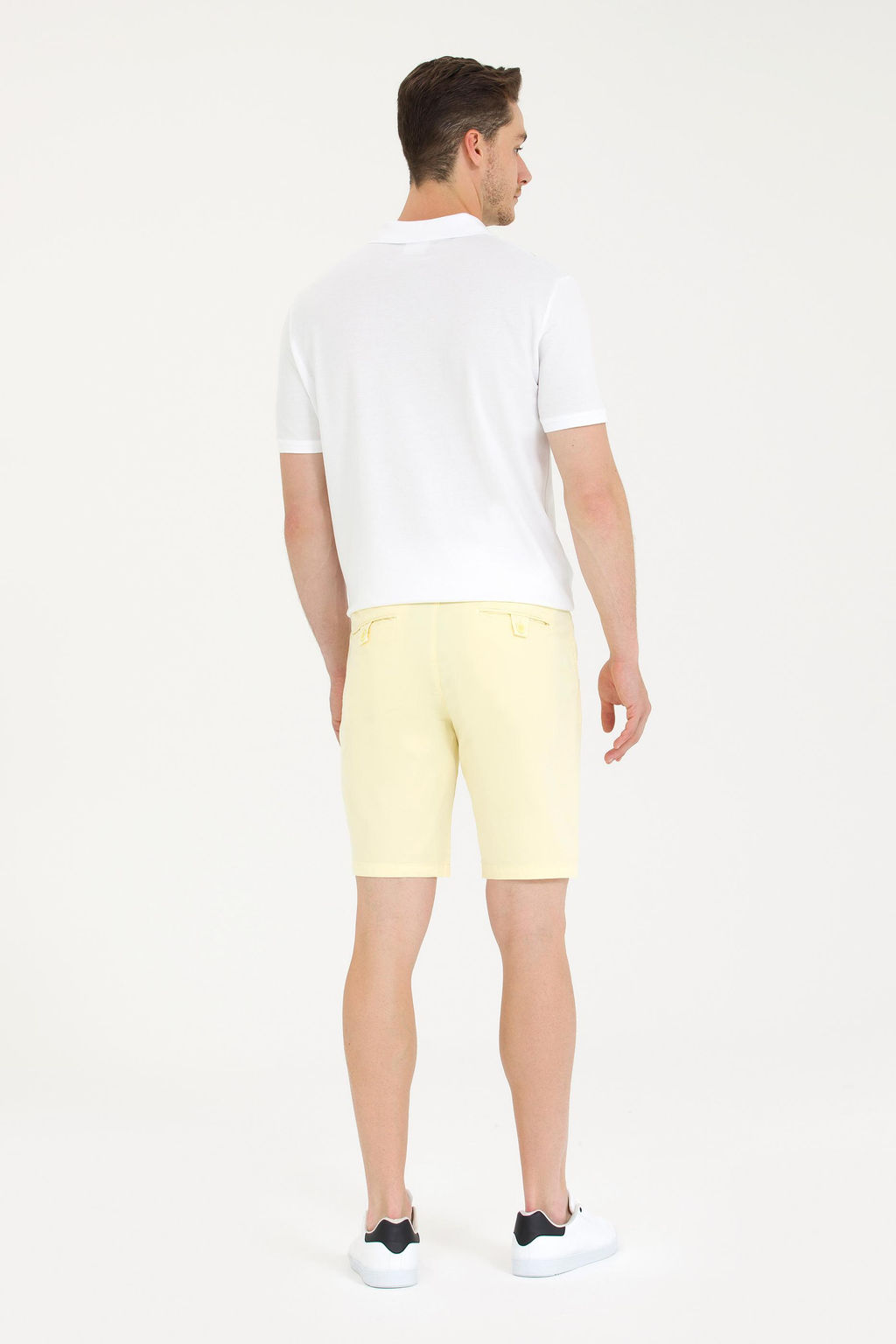 U. S. Polo Assn Мужские светло-желтые тканые шорты - U.s. polo assn фото 4
