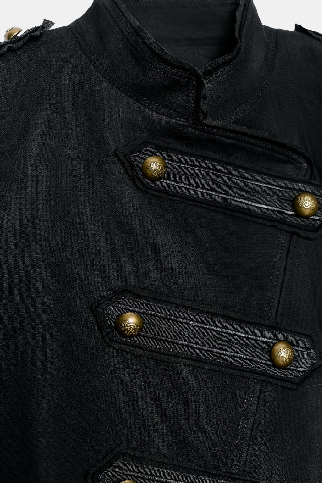 CHAQUETA ALAMARES ZW COLLECTION / Negro - Zara фото 4