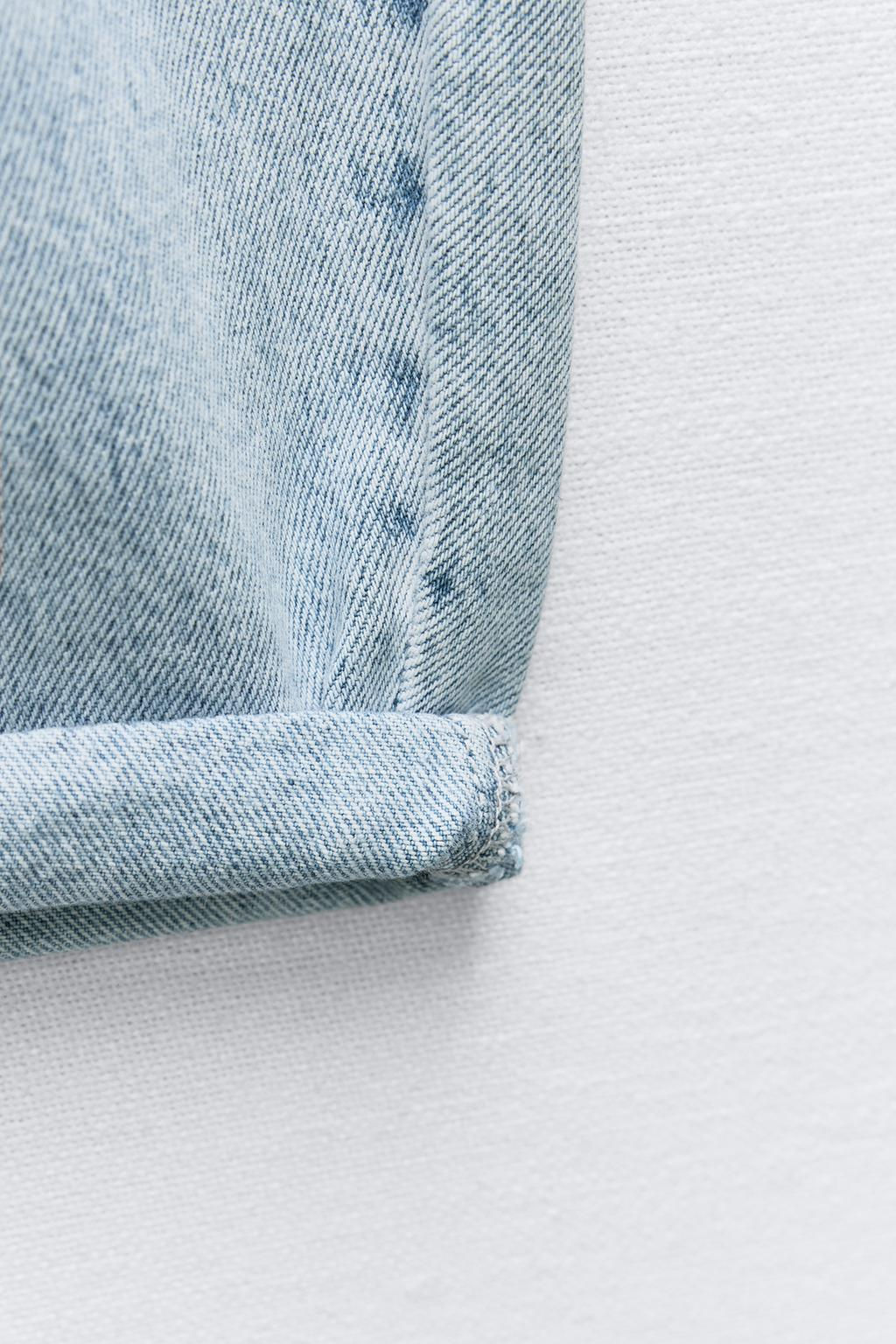 Z1975 HIGH-WAIST BAGGY PAPERBAG JEANS - Zara фото 10
