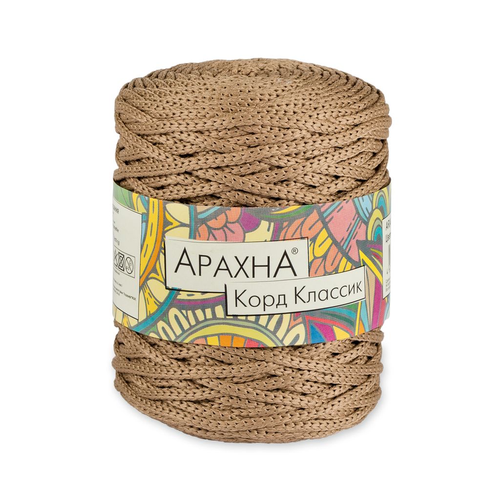 Пряжа ARACHNA Cord Classic 100% полиэфир 3 шт. х 200 г  10 г 100 м  5 м