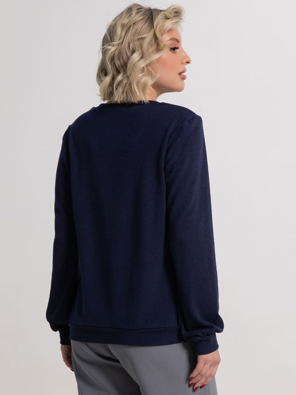 Джемпер трикотажный Мелоди (синий) Б15269-50М - Lt collection фото 3