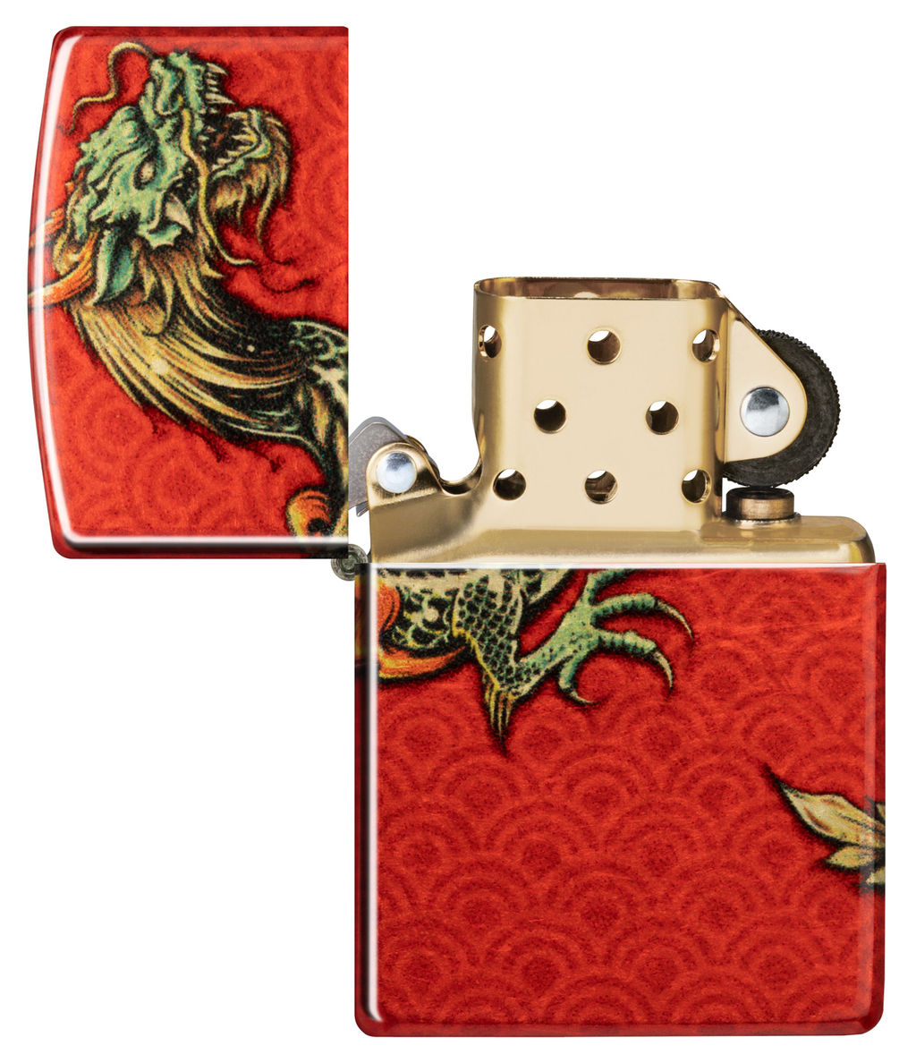 Зажигалка ZIPPO Дракон | Dragon Design 48513  фото 4
