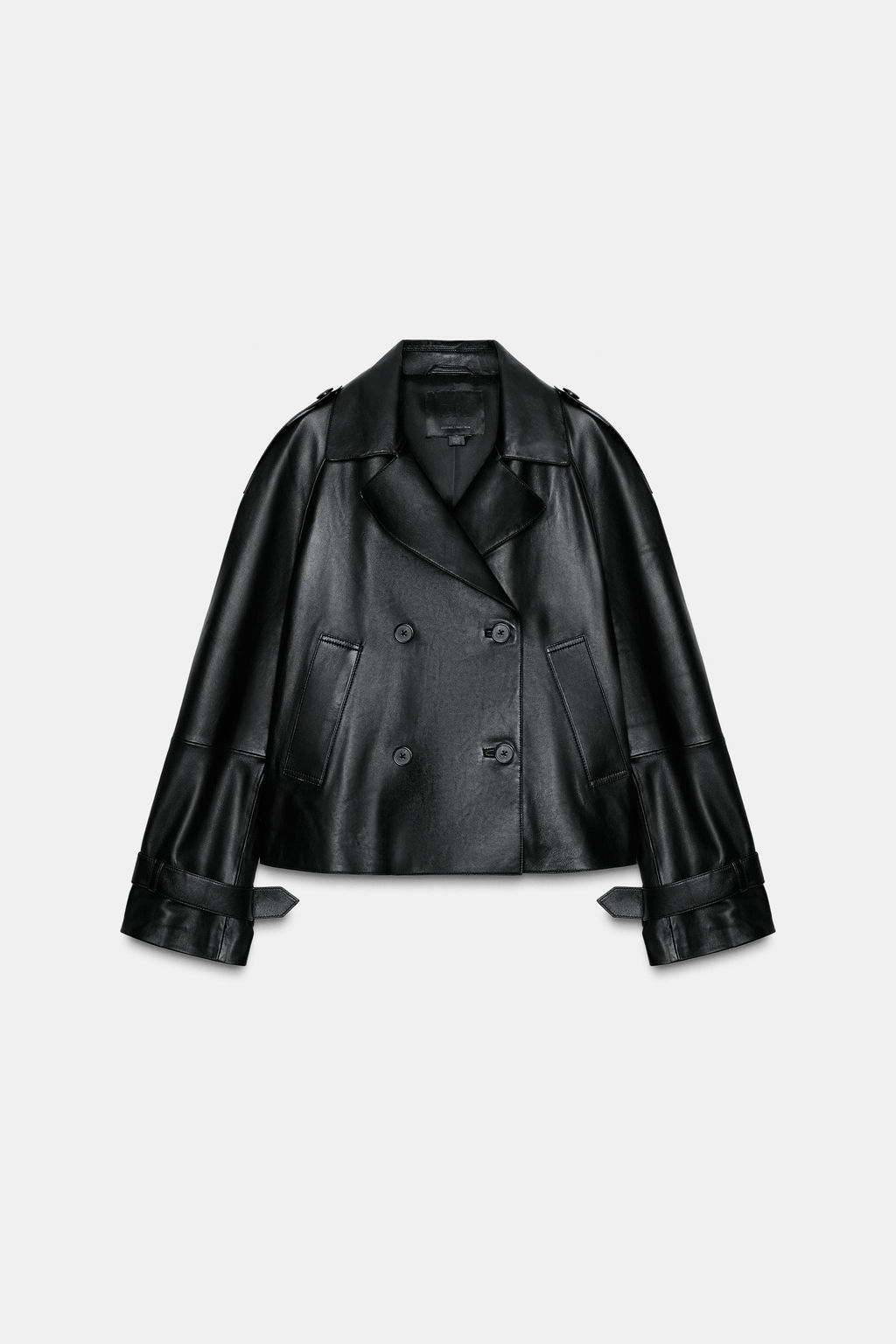 LEATHER JACKET ZW COLLECTION LIMITED EDITION - Zara фото 6