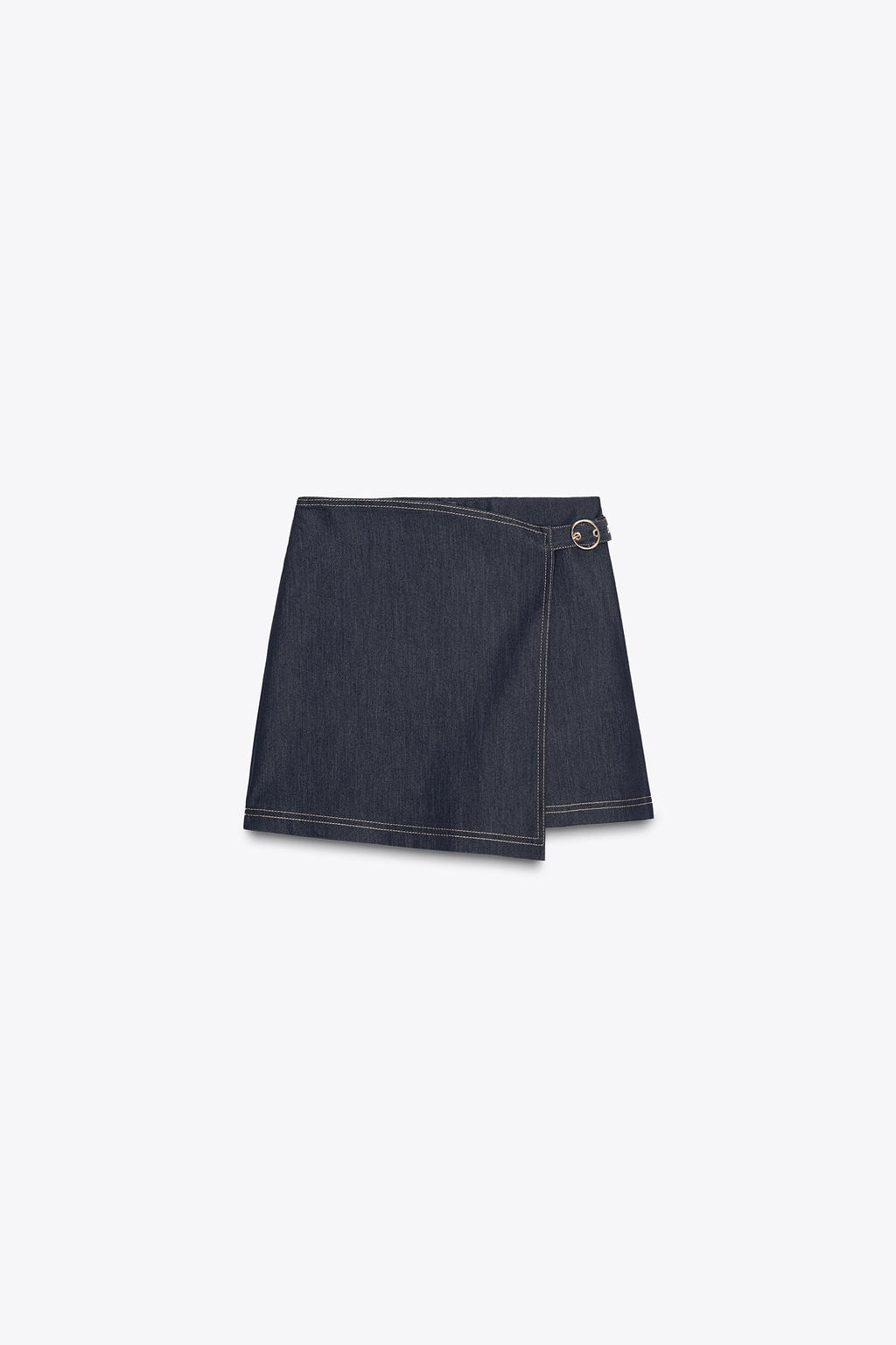 BUCKLE WRAP SKORT - Zara фото 9