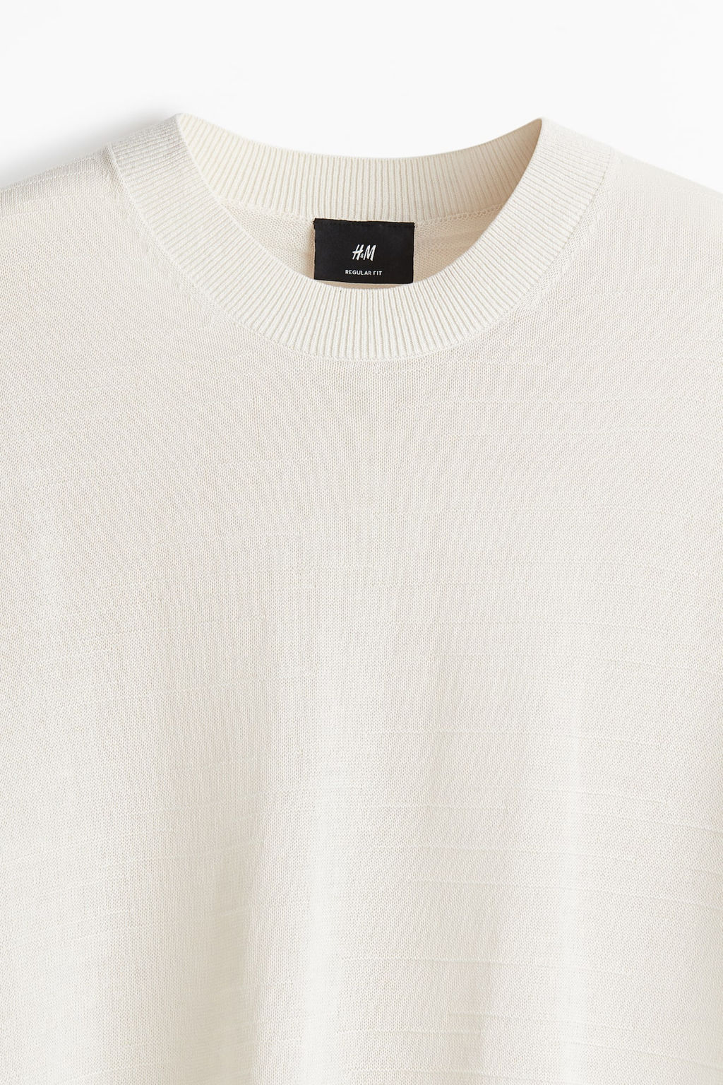 Camiseta en punto fino Regular Fit - H&m фото 7