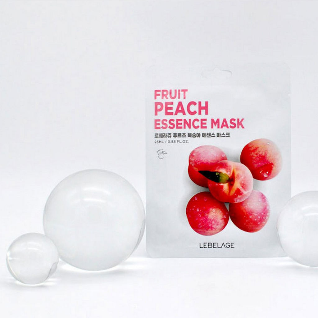 Lebelage Увлажняющая тканевая маска с персиком / Fruit Peach Essence Mask, 25 мл