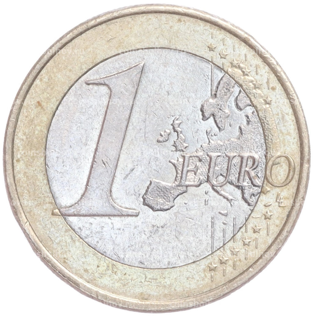 Монета 1 евро 2008 года Испания