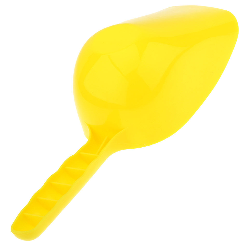 Совок для сыпучих продуктов пластмассовый, 0,6л, 30х10,5х7,5см, с мерной шкалой, цвета в ассортименте: белый, желтый (Китай) - Домашняя мода фото 5