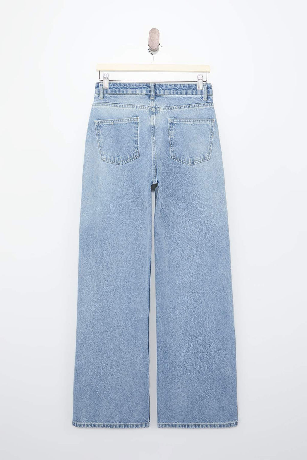 Gri Yuksek Bel Genis Paca Wide Leg Palazzo Jeans TWOAW26JE00066 - Trendyolmilla фото 8