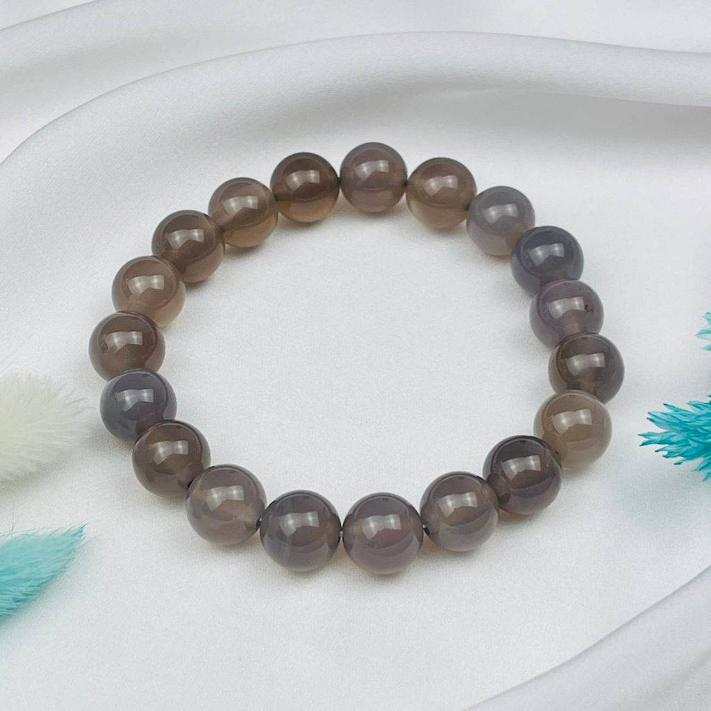 Браслет из серого Агата