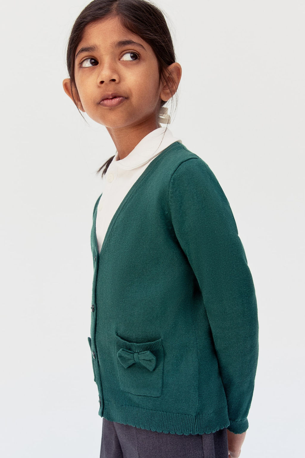 Cardigan escolar de algodon