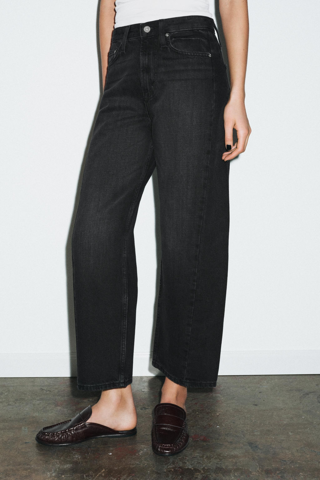 ZW COLLECTION STRAIGHT LOW-RISE JEANS - Zara фото 14