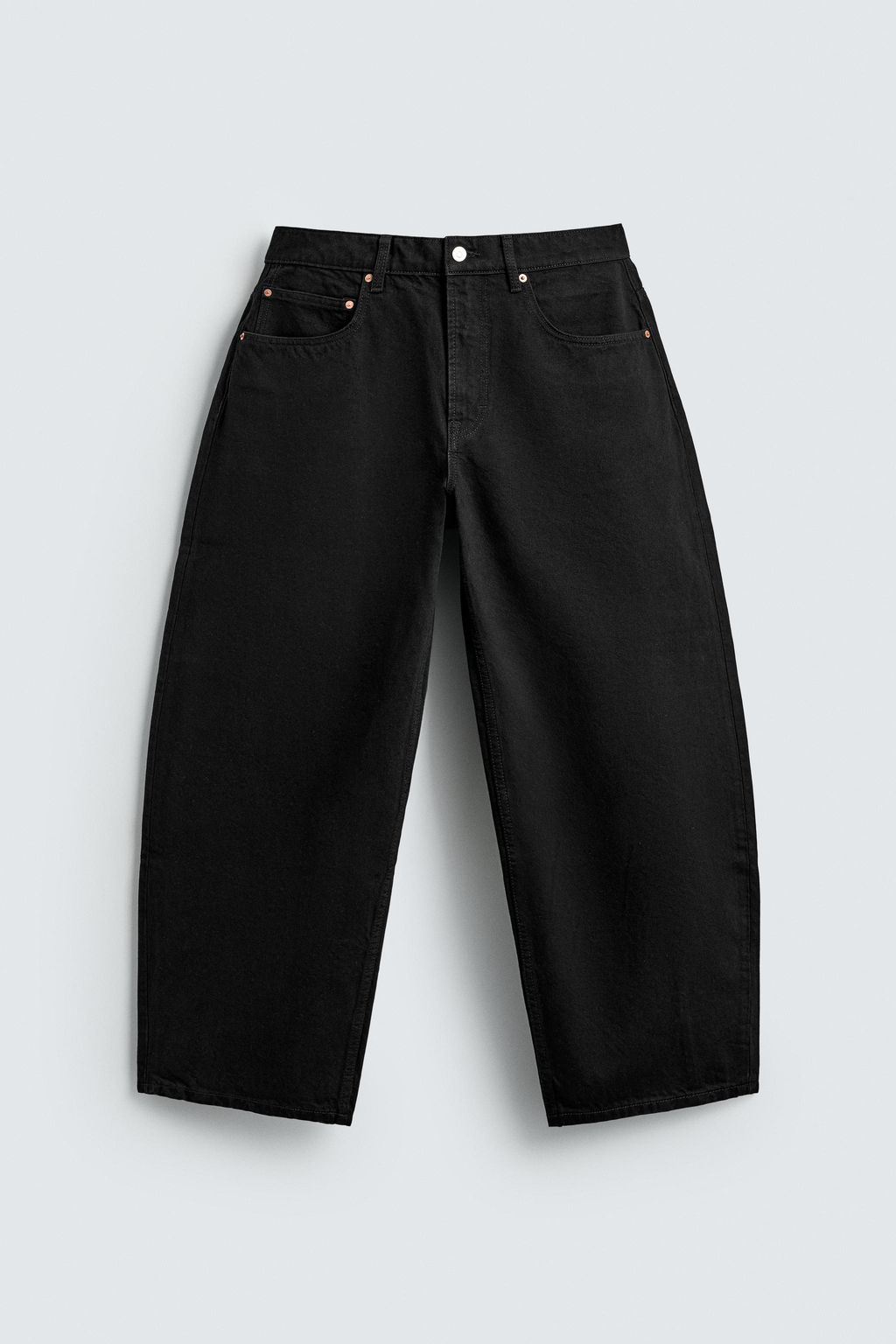 JEANS BALLOON FIT / Negro - Zara фото 7