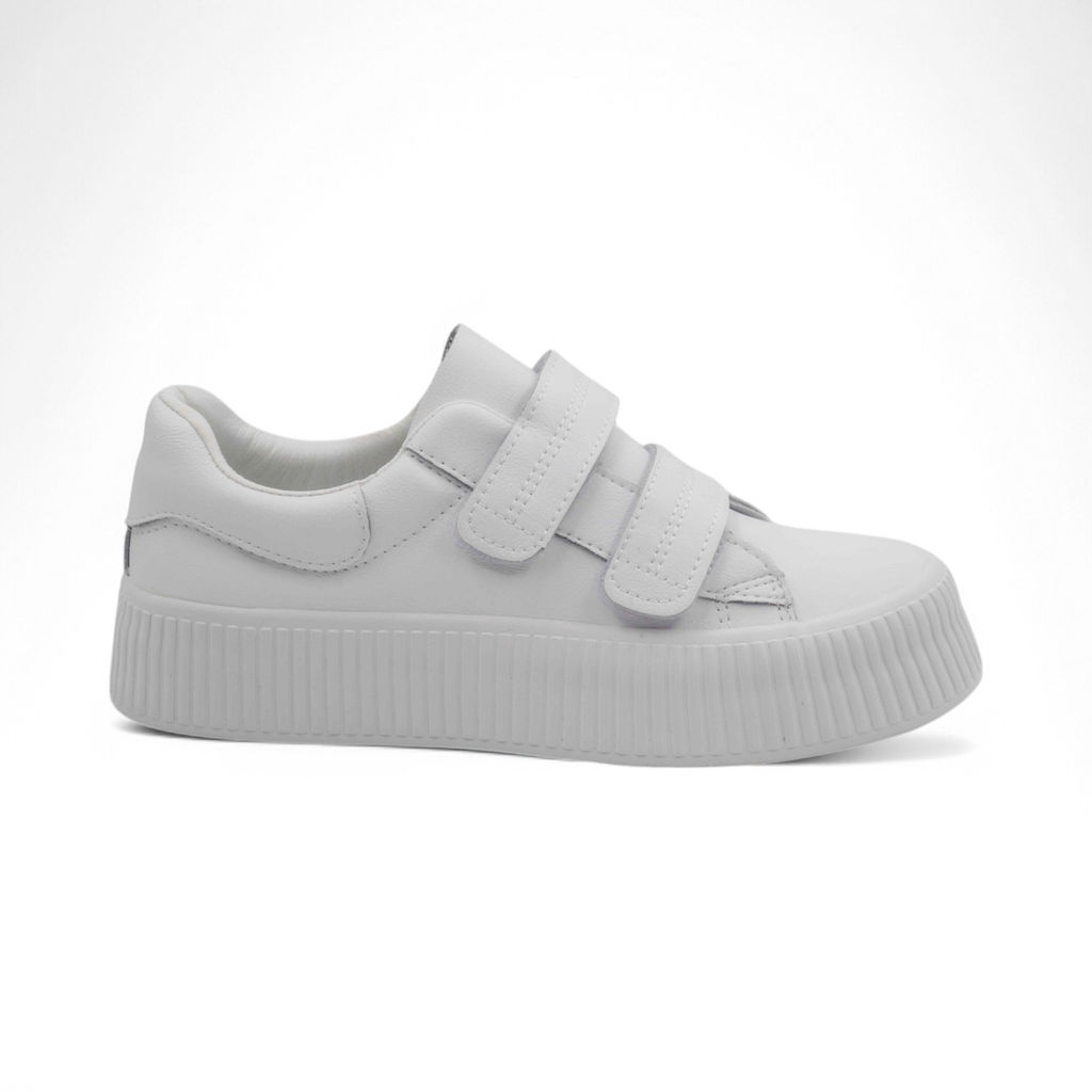 Кроссовки из натуральной кожи PDH189-1 белые - Sport фото 2