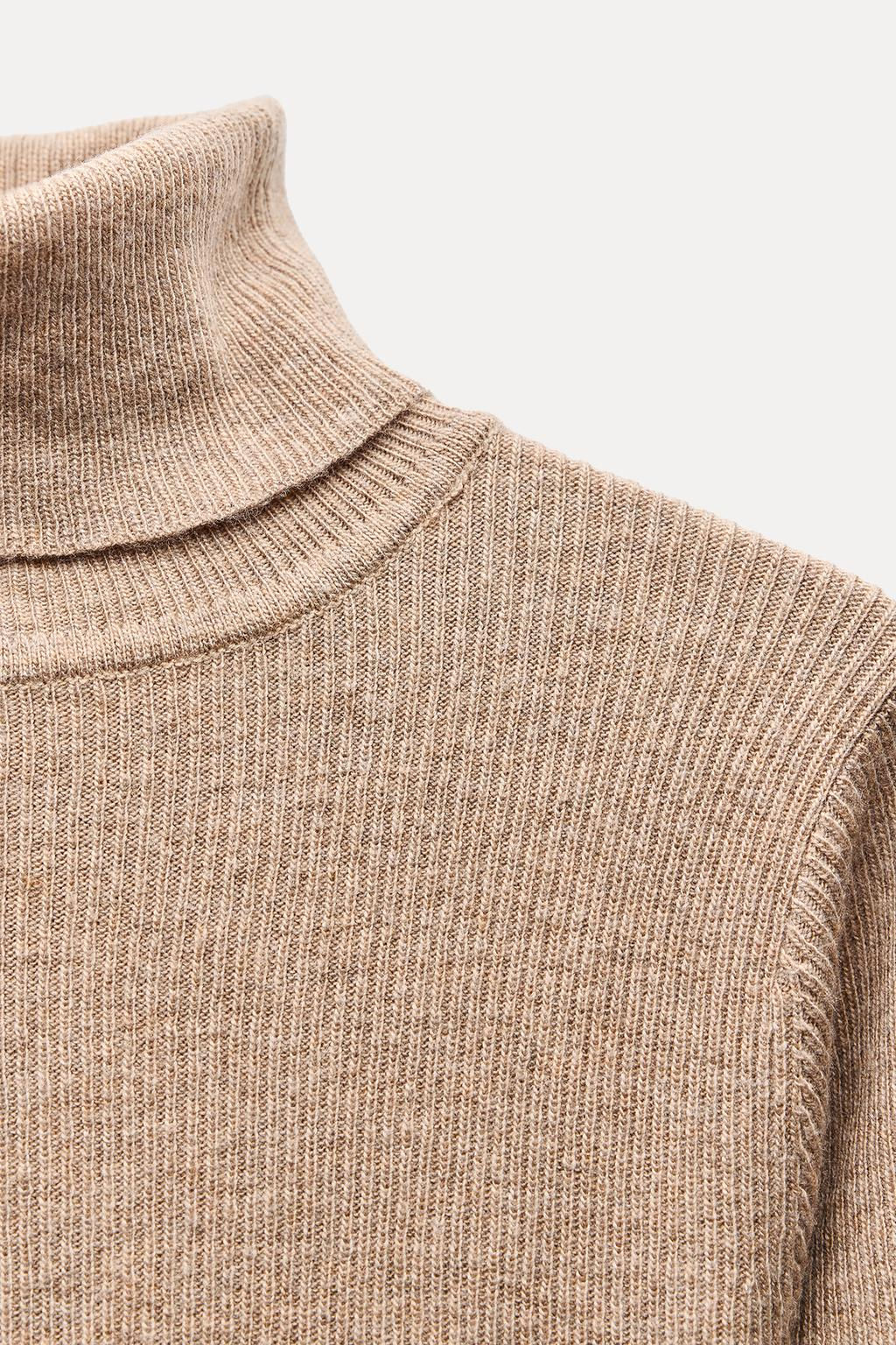 HIGH NECK KNIT TOP - Zara фото 13