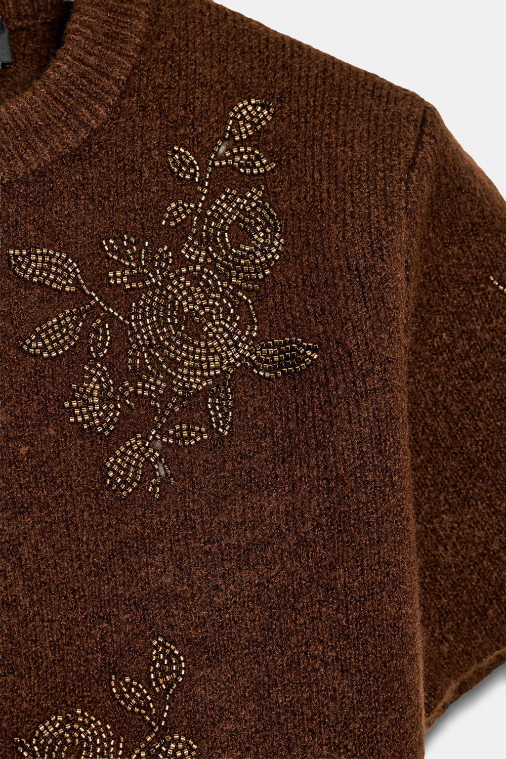 SHORT SLEEVE BEADED JUMPER