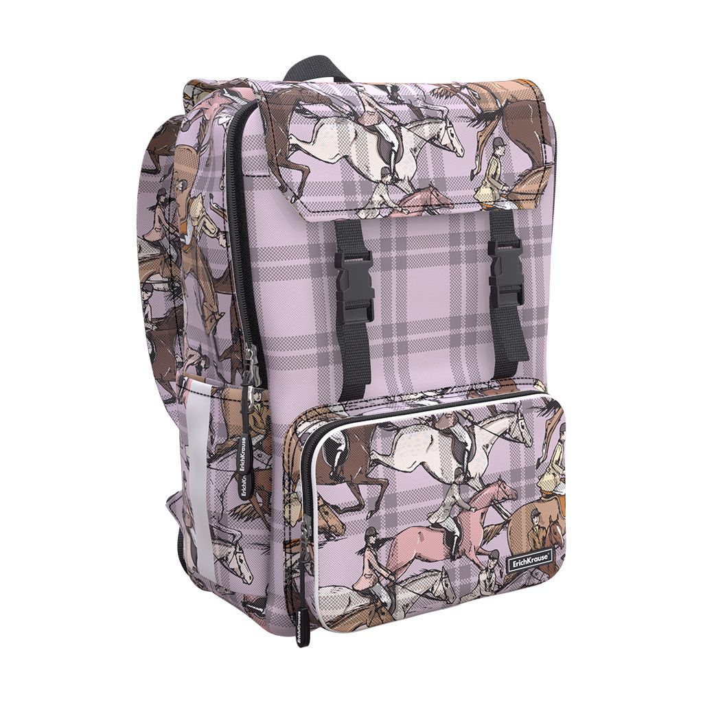 Цена за 1 шт. Рюкзак ErichKrause® ActiveLine Vintage 18L Horse Racing
