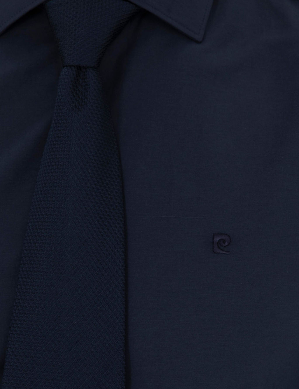 Lacivert Slim Fit Uzun Kollu Basic G_mlek