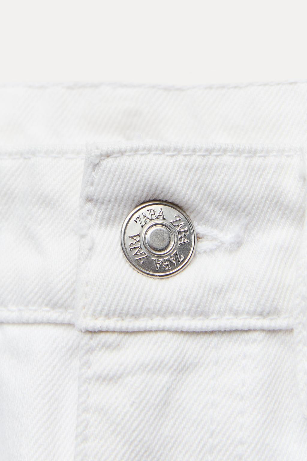 TRF WIDE-LEG MID-RISE FULL LENGTH JEANS - Zara фото 36