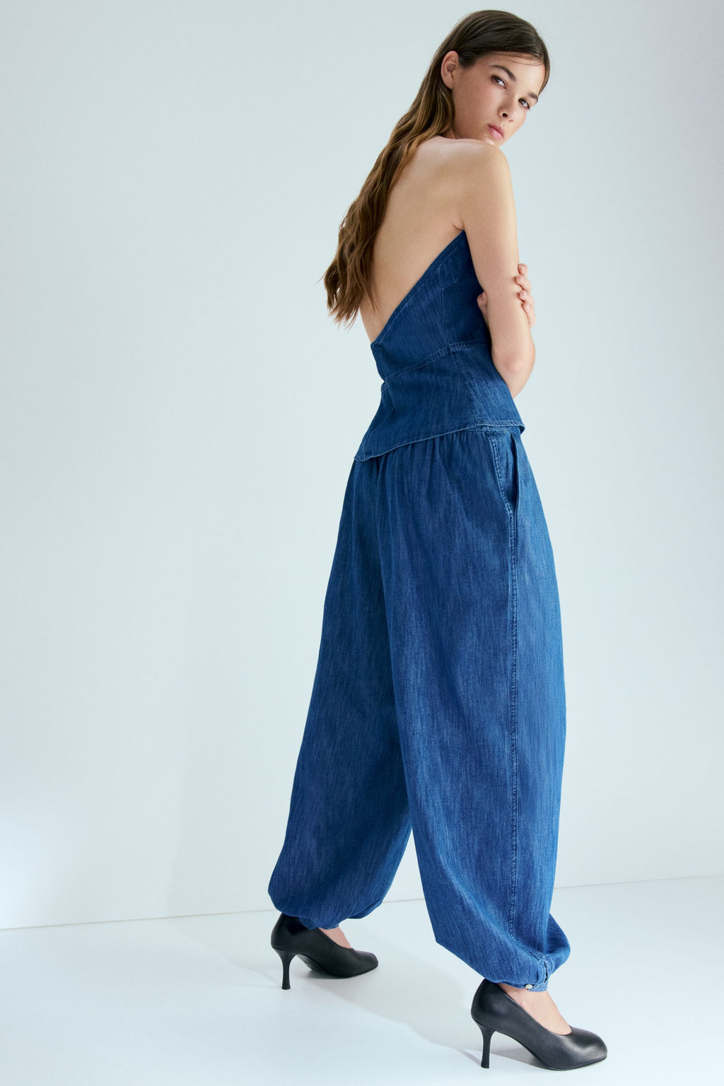 Pantal?n globo en denim - H&m фото 2
