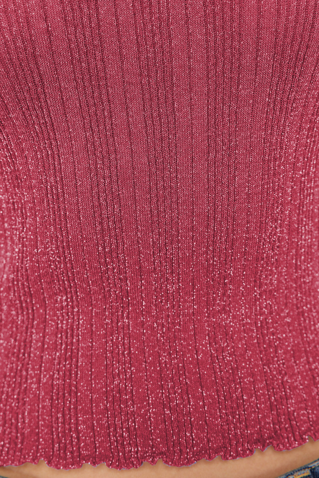 Ac?k Sar? Simli Kol Detayl? T-Shirt Gorunumlu Ince Triko Bluz TWOSS24KZ00029 - Trendyolmilla фото 15