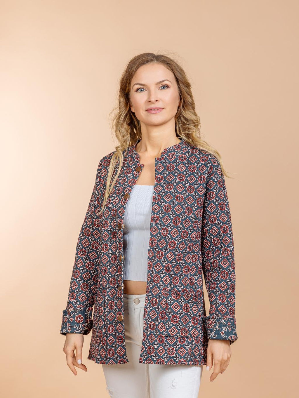 Жакет двухсторонний стеганый № 900-10 (Лето 2025) - Ганг фото 2