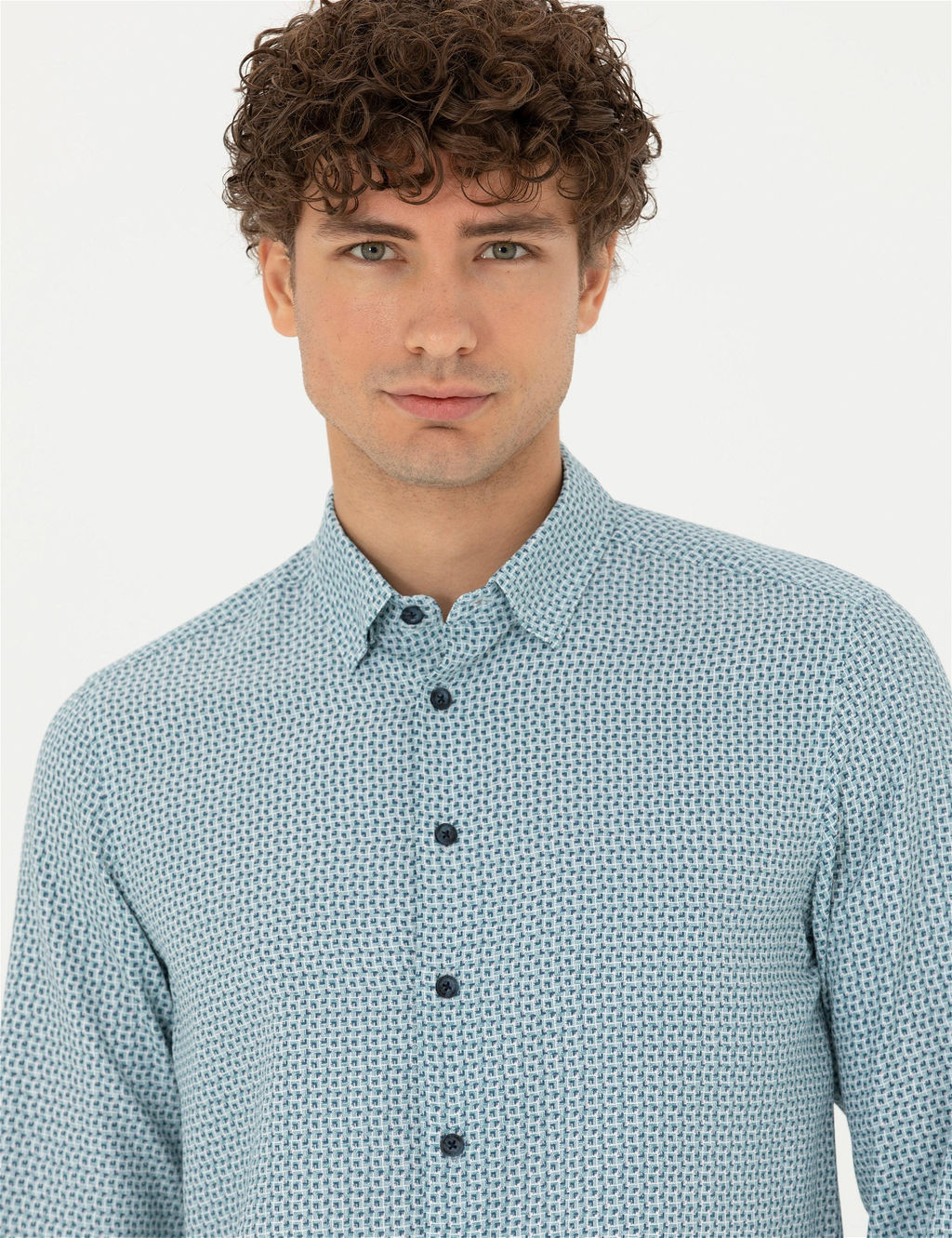 Mint Slim Fit Uzun Kollu G_mlek - Pierre cardin фото 2