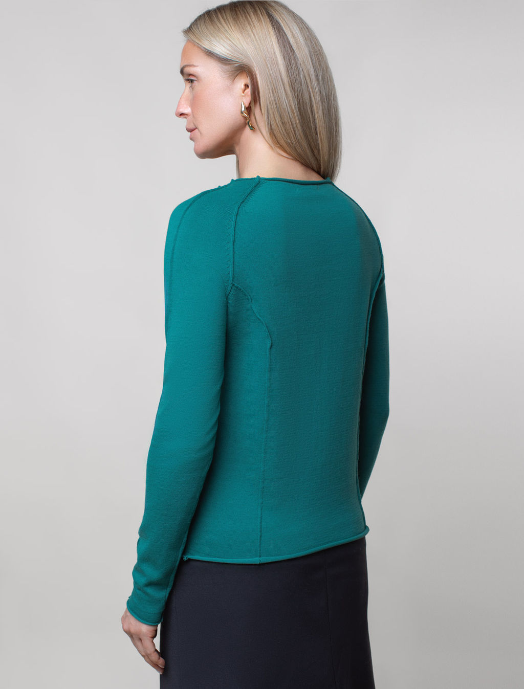 Джемпер тонкой вязки из хлопка с нейлоном - Vilatte фото 3