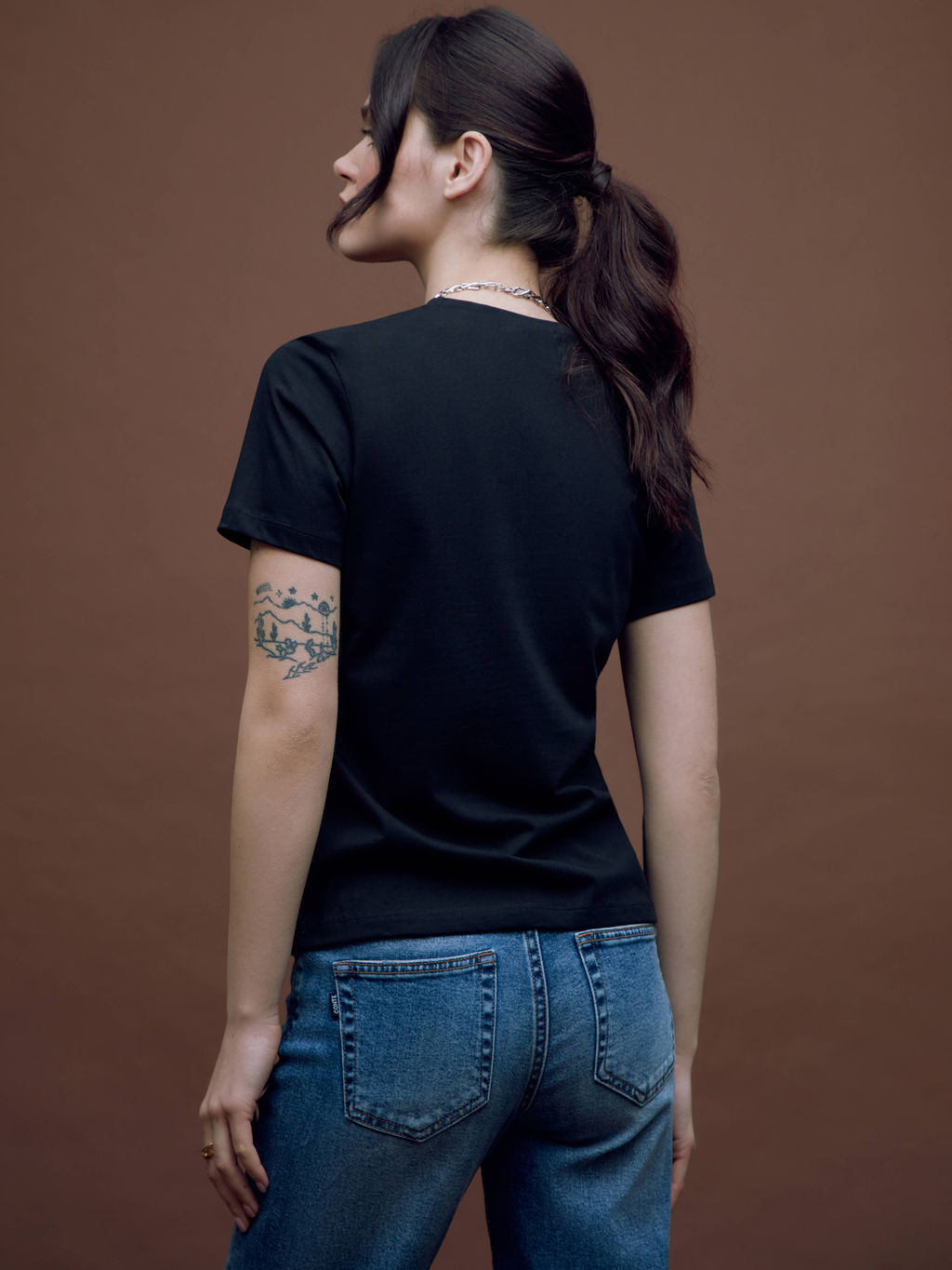 CONTE Футболка из хлопка Keep on LD 1662 black