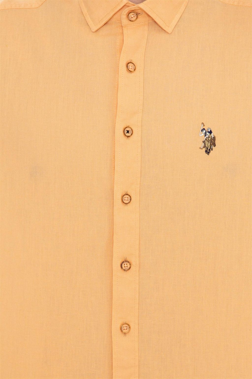 -50% Рубашка мужская оранжевая Uzunkol Basic - U.s. polo assn фото 6