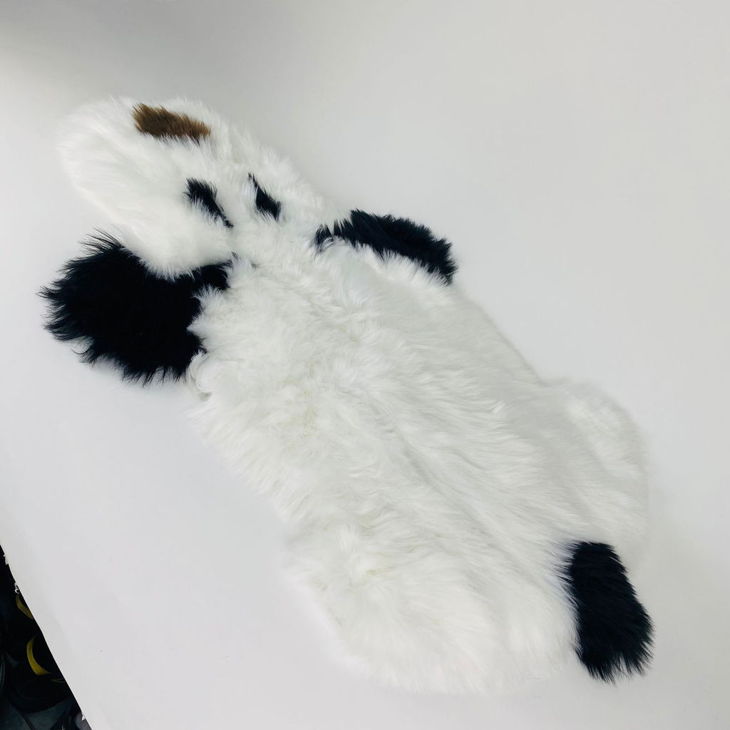 Коврик Собака черно-белая 120х75 см