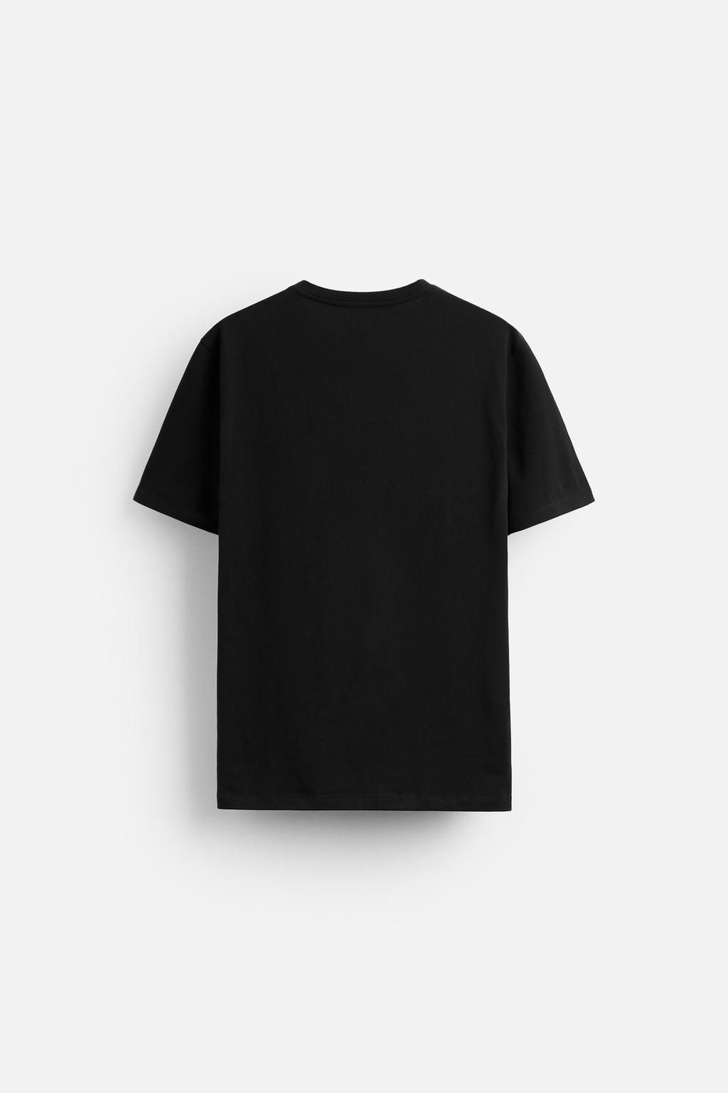 BASIC V-NECK T-SHIRT - Zara фото 13